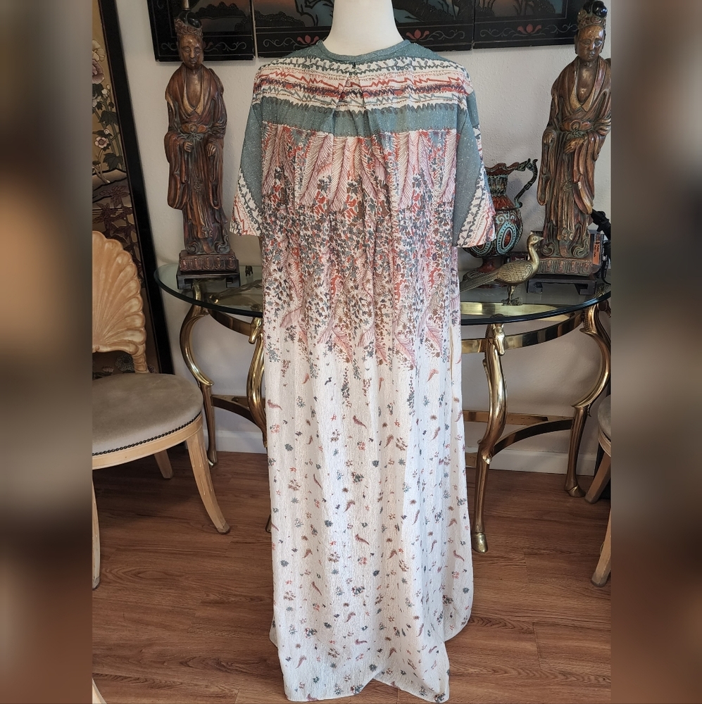 Georgie Keyloun Vintage 1970s Kaftan Dress